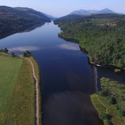 Loch Oich - Loch Oich with weir07