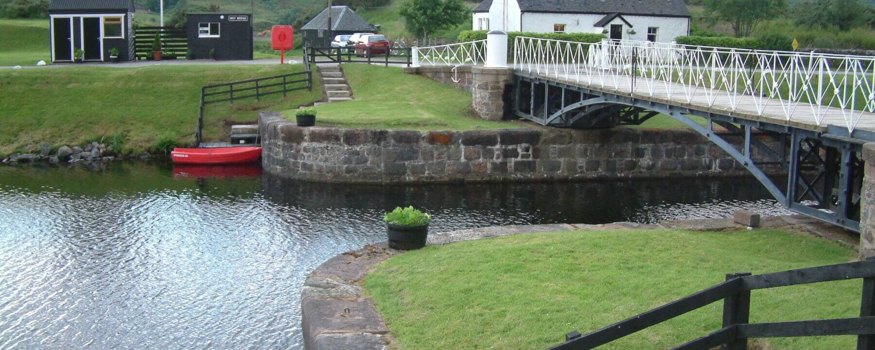 Last cast iron swing bridge in UK