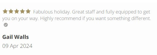 Discover Why Caley Cruisers is the Best Choice for Boat Hire - guest feedback 2