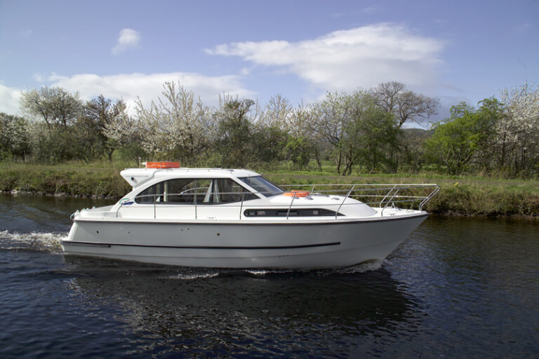 Isle of Skye Boat cruising on the Caledonian Canal